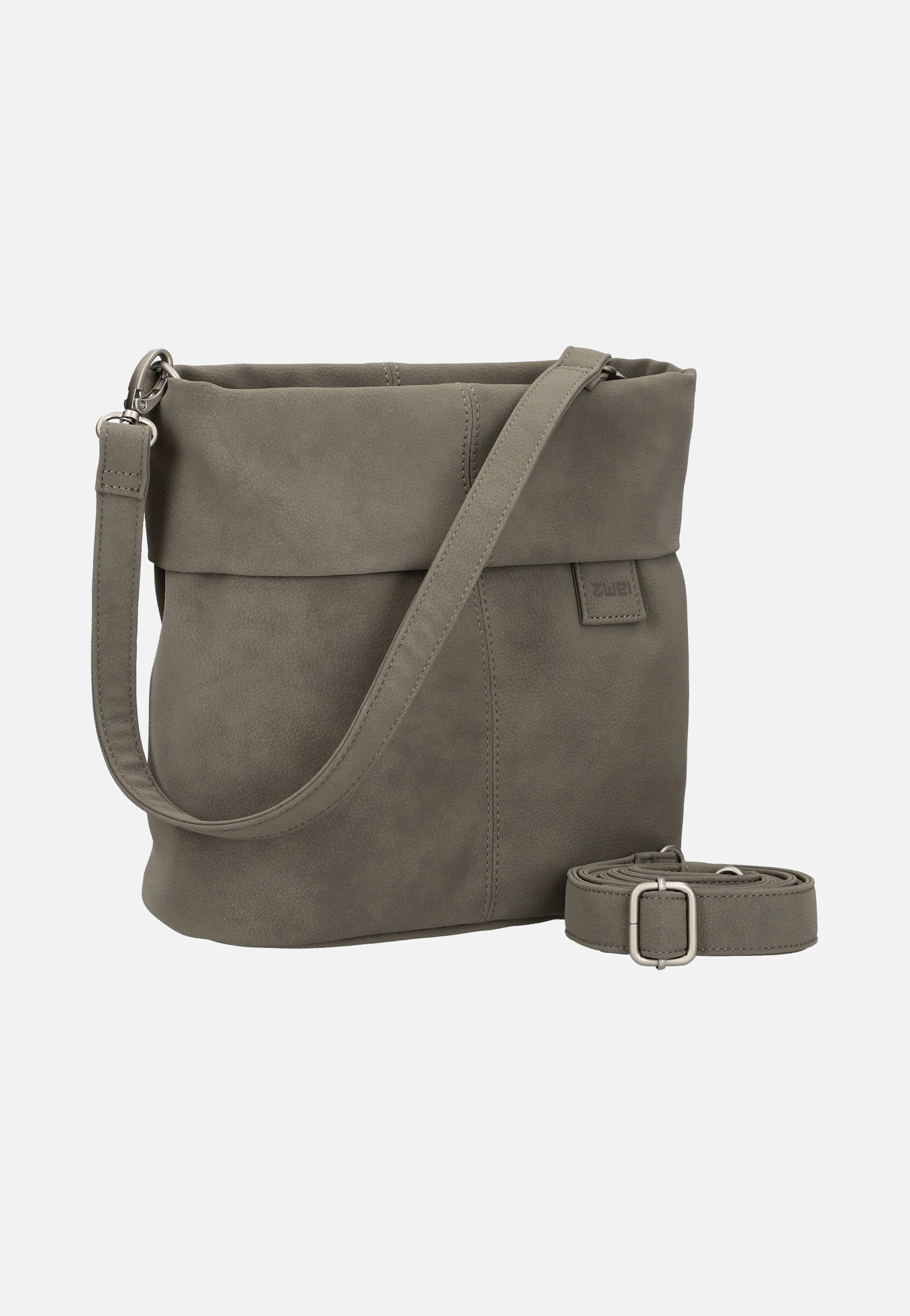 zwei Mademoiselle M8 Nubuk/Mud Pouch Bag