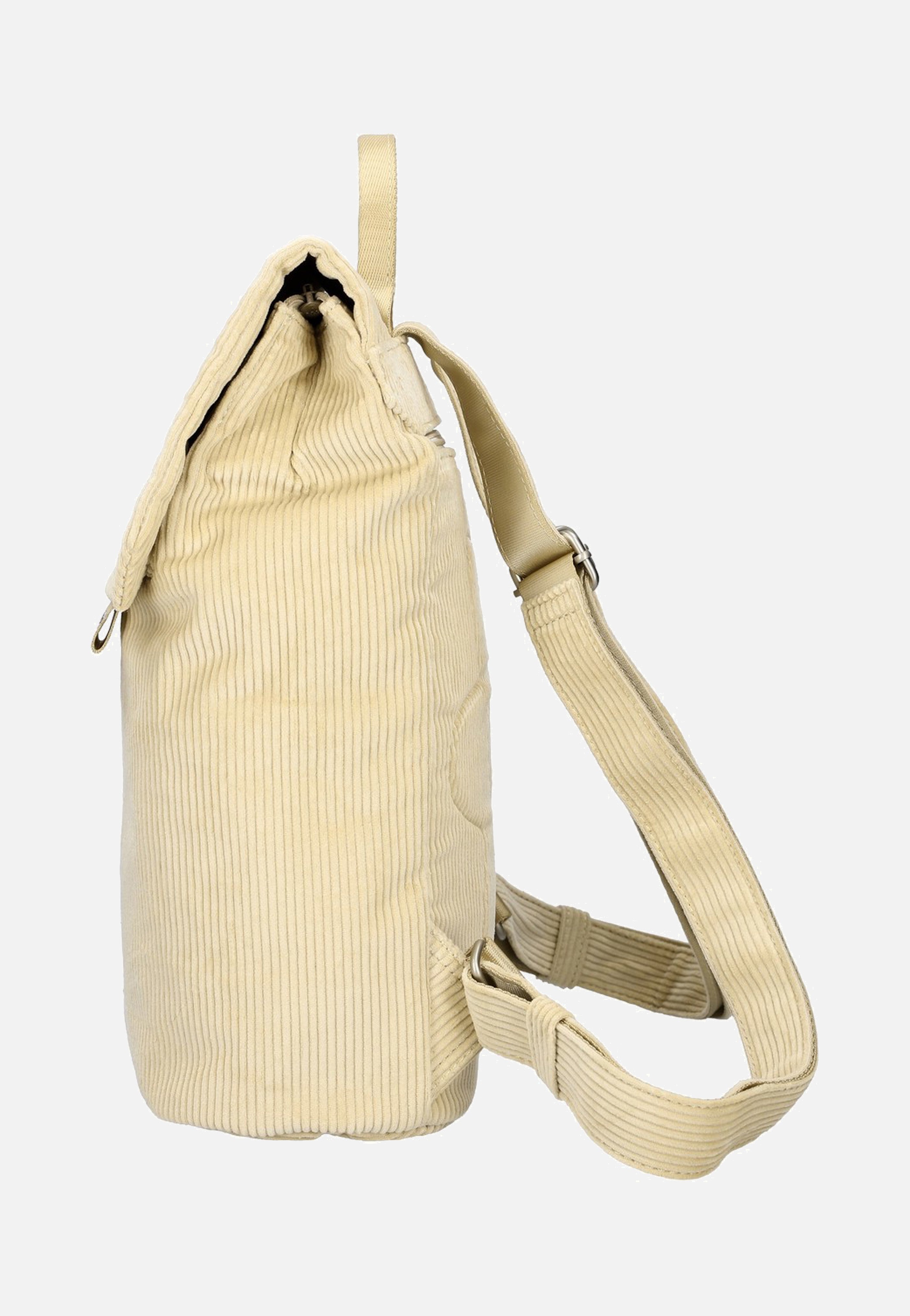 zwei Mademoiselle MR13 Cord/Creme Backpack